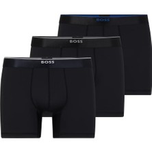 Boss Erkek Marka Logolu Beli Lastikli Siyah Boxer 50482111-001