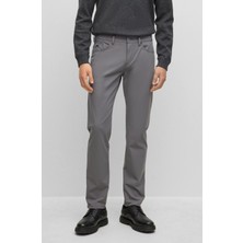 Boss Erkek Slim Fit Düz Dar Kesim Gri Pantolon 50491230-029