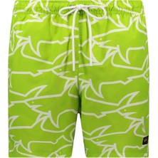 Paul & Shark  Erkek Regular Fit Desenli Yeşil Mayo 22415054-186