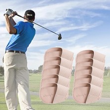 Segolike Golf Demir Kafa Kapakları Seti Taşınabilir Hafif Koruyucu Pu Golf Kafa Kapakları Pembe Küçük (Yurt Dışından)