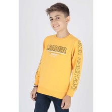 Ahengim Erkek Çocuk Leader Baskılı Trend Sweatshirt AK15091