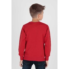 Ahengim Erkek Çocuk Leader Baskılı Trend Sweatshirt AK15091