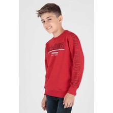 Ahengim Erkek Çocuk Leader Baskılı Trend Sweatshirt AK15091