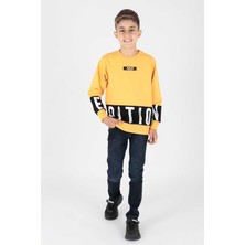 Ahengim Erkek Çocuk Edition Baskılı Trend Sweatshirt AK15121