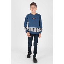 Ahengim Erkek Çocuk Edition Baskılı Trend Sweatshirt AK15121