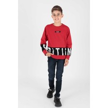 Ahengim Erkek Çocuk Edition Baskılı Trend Sweatshirt AK15121