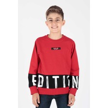 Ahengim Erkek Çocuk Edition Baskılı Trend Sweatshirt AK15121