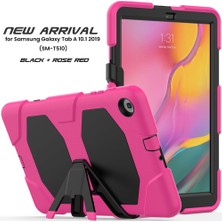 FUJİMAX Samsung Galaxy Tab A 10.1 SM-T510 Kılıf Yatay Standlı Zırh Özellikli Masaüstü Griffin Defender Kılıf (Model SM-T510,T515,T517)