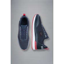 Paul & Shark  Erkek Marka Logolu Rahat Taban Bağıcıklı Lacivert Sneaker 13318004-050