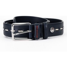 Paul & Shark Erkek Metal Toka Derili Marka Logolu Lacivert Kemer 21416010-013