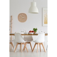 Apricity Dekoratif Renkli Kare Beton Duvar Saati 26 cm - Karton