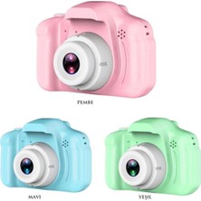 Mediatech Mini 1080P Hd Kamera Çocuklar Için Dijital Fotoğraf Makinesi 2.0 Inç Ekran 720-1080P Pembe Renk