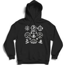 The Fame Çapa, Denizci, Kaptan, Dümen, Gemi, Gemici, Anchor, Sailor Kapüşonlu Sweatshirt Hoodie