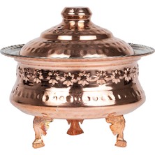 Dmt Copper Home Dmt Gaziantep Bakır Şekerlik-Lokumluk Boy :12CM