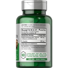 Horbaach Ksm-66 600 mg 60 Kapsül With L-Theanine - Vegan  Non-Gmo  Gluten Free Root Extract Usa