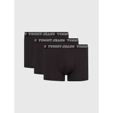 Tommy Hilfiger Erkek Dokuma Kumaş  Normal Bel  Düz Model Yeşil Boxer UM0UM02850-0V3