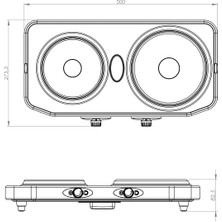 Kumtel Elektrikli Setüstü Hotplate Ocak (LX-7021)