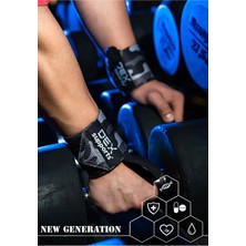 Dex Supports Sporcu Bilekliği Kamuflaj Dark Tone Wrist Wraps, Sackpack Spor Çanta 2'li Set