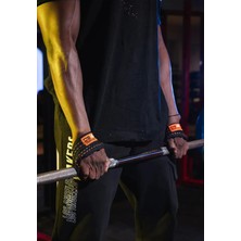 Dex Supports Ağırlık Kaldırma Kayışı 8 Loop Lifting Straps,sporcu Bileklik Kamuflaj Dark Wrist Wraps 2'li Set