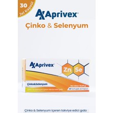 Aprivex Çinko + Selenyum 30 Yumuşak Jel Kapsül