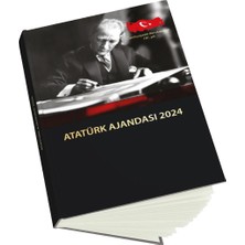 Minemou Design Her Güne Atatürk - 2024 Atatürk Ajandası Ciltli