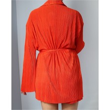 Ece Kahraman Piliseli Kimono Şort Takım