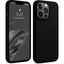 Gritty Iphone 13 Pro Max Siyah Silikon Kılıf