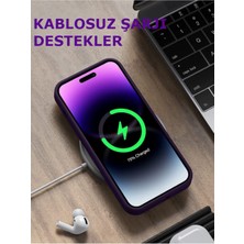 Gritty Iphone 14 Pro Max Silikon Kılıf Pudra Pembe
