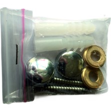 SAKOYA Marin SB01 Sabunluk 304 Kalite Paslanmaz Krom Köşe Sabunluk + Montaj Seti (4 Dubel 6 mm + 4 Paslanmaz 304 3,5 x 32 cm Vida + 4 Pirinç Pul + 4 Krom Kapak)  5 Yıl Garanti