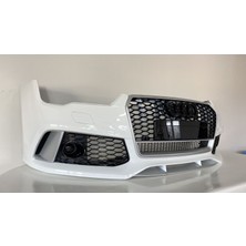 Audi Arisar Audi A7 2015-2017 Uyumlu Rs7 Ön Tampon Panjur Seti ( Krom Çerçeve )