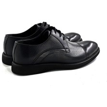 Leosteps Black Kumla Klasik erkek Ayakkabı