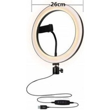 Ring Light Makyaj Selfie LED Işığı 10 Inç Ayaksız