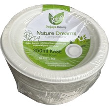 Roll-Up Nature Ekolojik Karton Kağıt Tek Kullanımlık Çorba Kasesi - 400 cc - 50 Adetlik 10 Paket