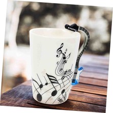 Kahve Fincanı Müzik Notası Dekor Müzik Notaları Kahve Dekoru Hediye Kupalar Çanak Çömlek Kahve Kupa Cappuccino Kupalar Içme Bardağı Sevenler Su Kupası Süt Bardakları Seramik