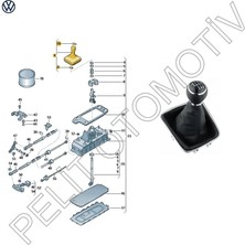 Pelit Otomotiv Sharan Vites Topuzu ve Körüğü 6 Ileri 5N0711113 (2011-2015)