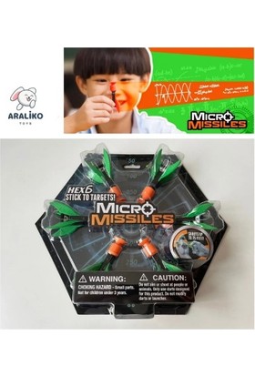 Araliko Micro Missiles Hex6 Set / Yeni Nesil Parmak Sapanı 6'lı