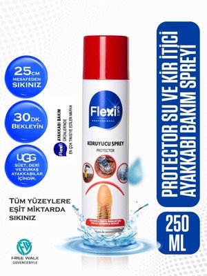 Flexi Care Protector Su ve Kir Itici Ayakkabı Bakım Spreyi 250 ml FLX-6050