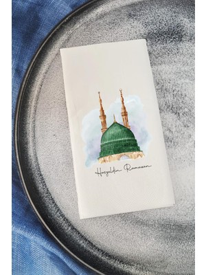 Pekshop Camili Hoşgeldin Ramazan Konuşan Peçete Sunum Peçetesi