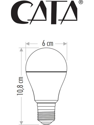 UZMLİGHT CT-4277 9W LED Ampul 740LM 50 Adet