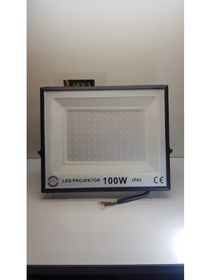 Opto 100 Watt LED Projektör Beyaz Işık Erk Opto Minisun M38100 6500K