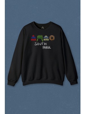 So Cool Unisex Sweatshirt South Park Kenny Cartman Kyle Stan Dizi Film Baskılı Sweat