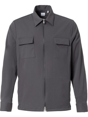 Antrasit Renk Teknik Dış Gömlek