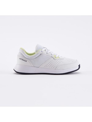 Decathlon ARTENGO Çocuk Bağcıklı Tenis Ayakkabısı - Beyaz / Sarı - Essentıel