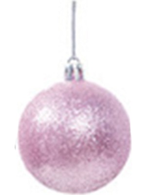 Hermoso 12 Adet Kutulu Noel Topu Glitter Baubles Topları Süs Kolye B (Yurt Dışından)