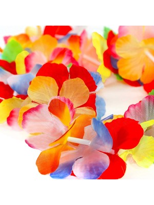 Hermoso 10 Paket Hawaiian Leis Çiçek Zincirleri Tropikal Çiçek Zinciri Mükemmel (Yurt Dışından)