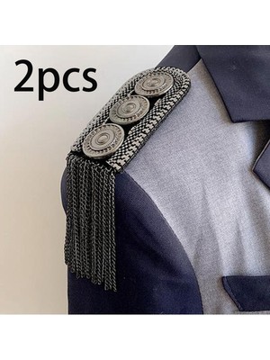 T Için Püskül Epaulet Üniforma Dekor Retro. 8cm (Yurt Dışından)