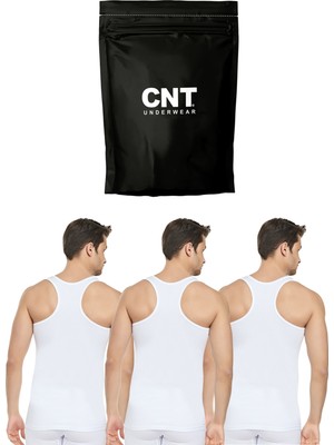 Cnt 3'lü Erkek Ribana Likralı Sporcu Rambo Atlet Premium Kutulu