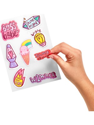 Ooly   Ooly Sticker Stash Çıkartma Seti - Girl Boss