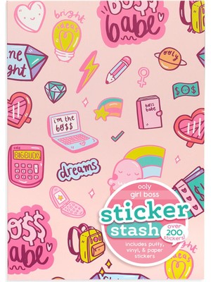 Ooly   Ooly Sticker Stash Çıkartma Seti - Girl Boss