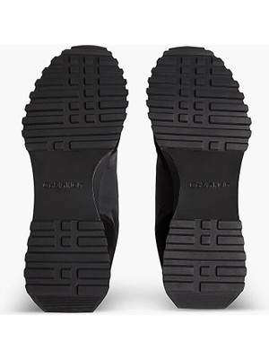 Calvin Klein Erkek Marka Logolu Rahat Taban Bağıcıklı Siyah Sneaker HM0HM00497-00U